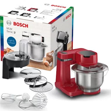 Bosch Bosch Serie 2 MUM robot de cocina 700 W 3,8 L Rojo