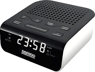 Radio Despertador Daewoo dcr46 blanco 46 no aplica reloj dcr46w