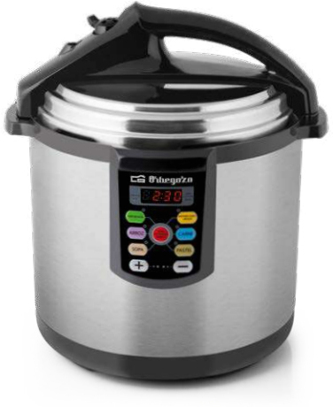 Orbegozo Orbegozo HPE 8075 8 L 1400 W Negro, Acero inoxidab