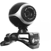 NGS Xpresscam300 cámara web 8 MP 1920 x 1080 Pixeles USB 2.0 Negro, Plata