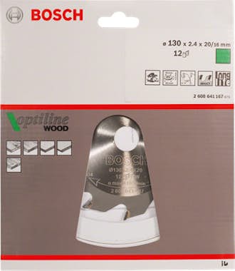 Bosch Bosch 2 608 640 596 hoja de sierra circular 16 cm
