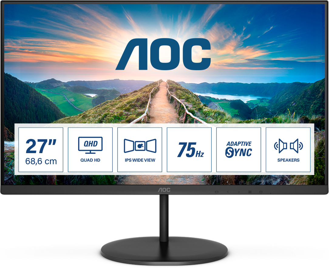 AOC AOC V4 Q27V4EA LED display 68,6 cm (27"") 2560 x 1