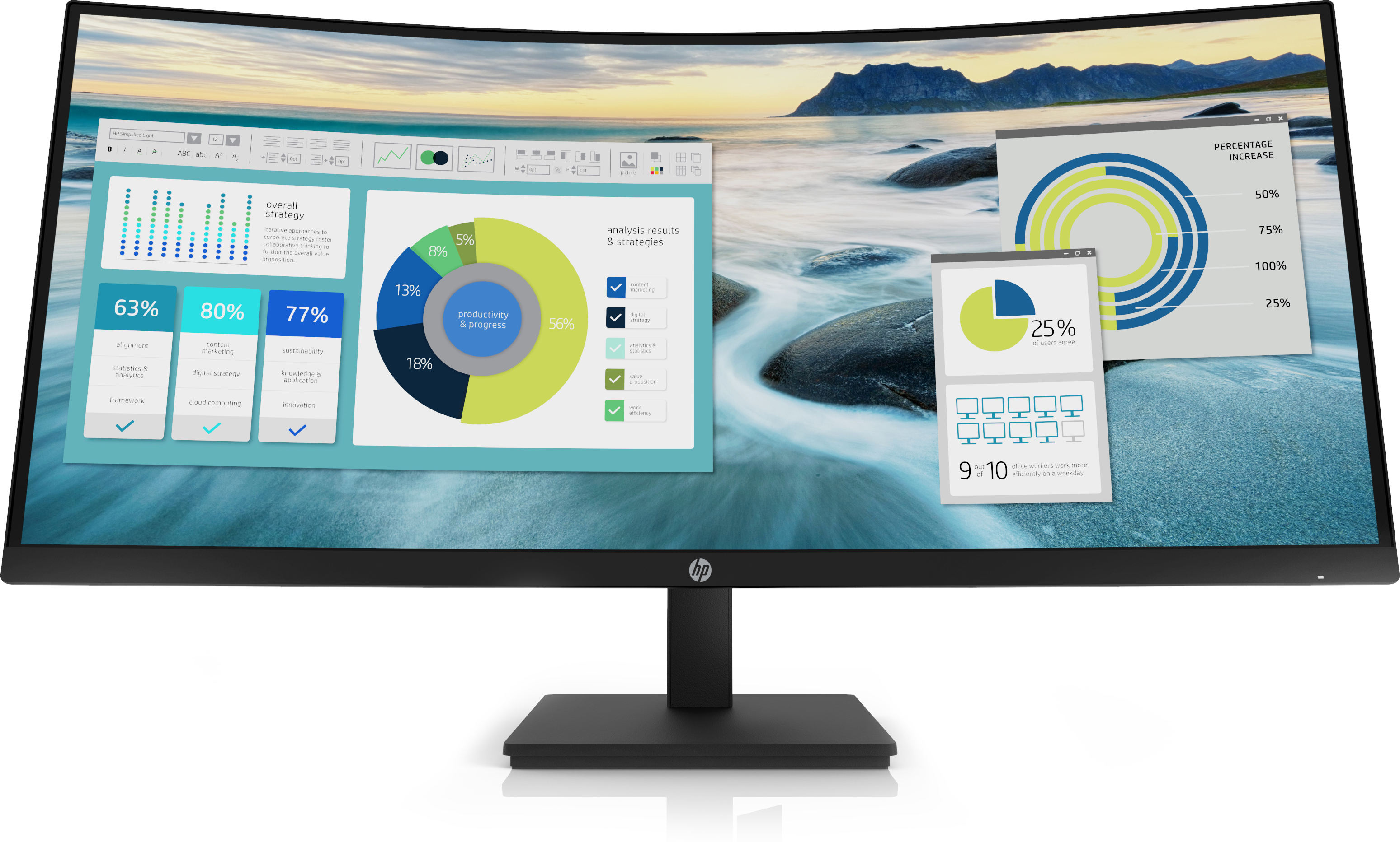 HP HP P34hc G4 86,4 cm (34"") 3440 x 1440 Pixeles Qua