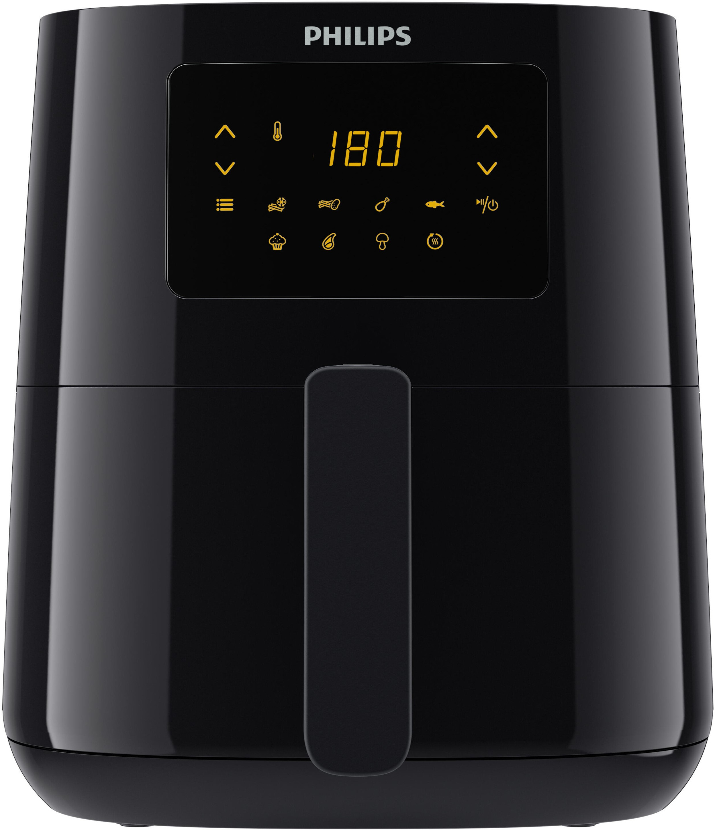 Philips Essential Airfryer negra de 0,8 kg y 4,1 l