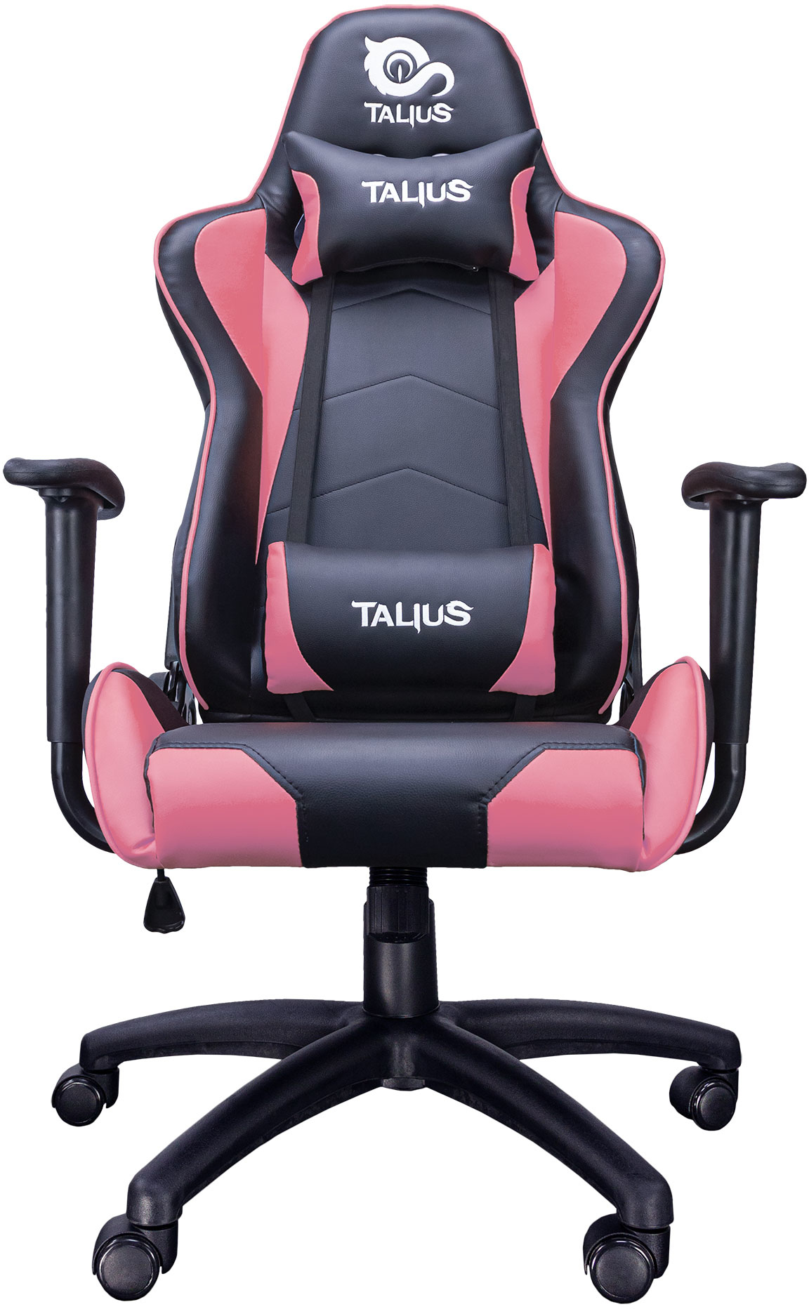 Talius TALIUS Silla Gecko gaming negra/rosa, brazos fijos