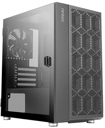 Antec Caja Gaming nx200 matx 2 us2. 1 us3.0 sin fuente negro pc nx200m