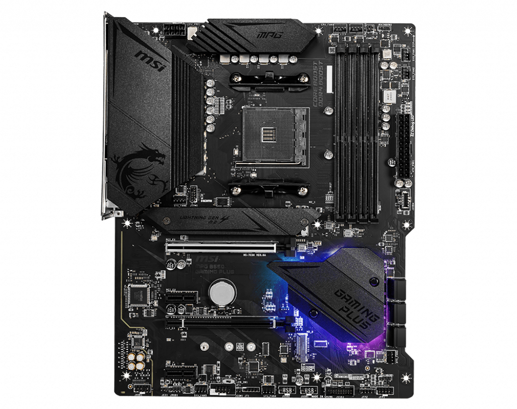 MSI MSI MPG B550 Gaming Plus AMD B550 Zócalo AM4 ATX