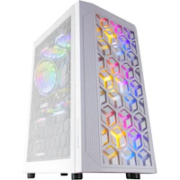 Mars Gaming MCMESHW Caja PC Gaming Micro ATX 3x Ventilador FRGB Blanco