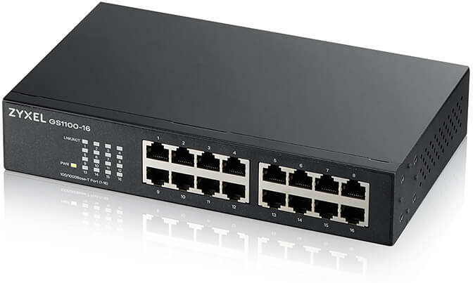 ZyXEL Zyxel GS1100-16 No administrado Gigabit Ethernet (