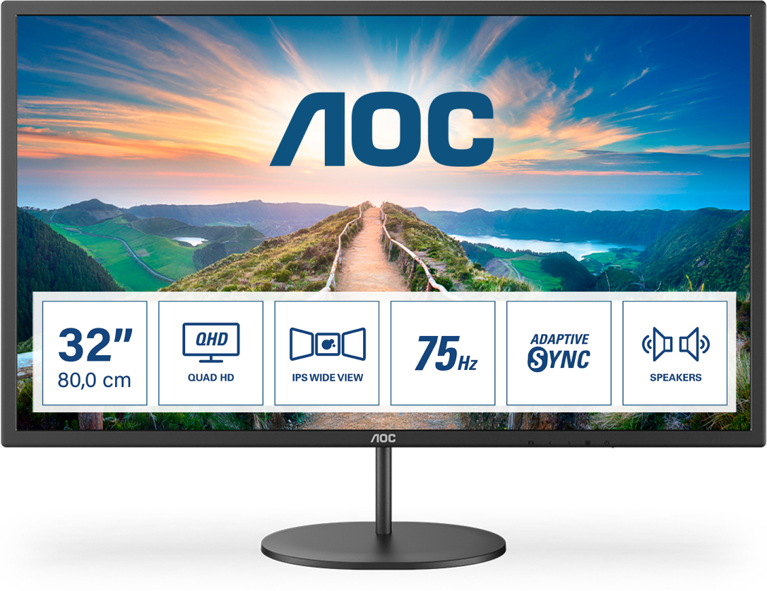 AOC AOC V4 Q32V4 pantalla para PC 80 cm (31.5"") 2560