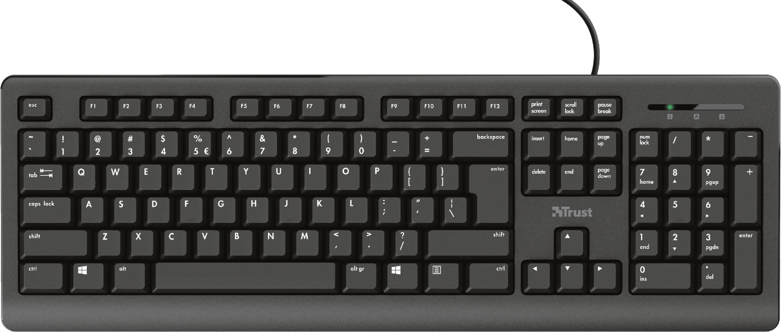 Trust Trust Primo teclado USB QWERTY Español Negro