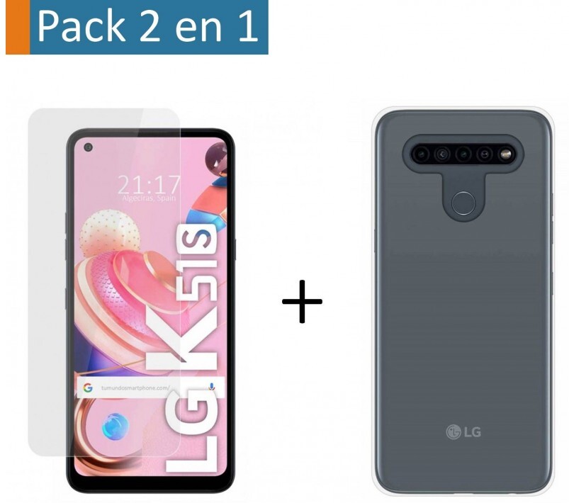 Tumundosmartphone Pack 2 En 1 Funda Gel Transparente + Protector Cri