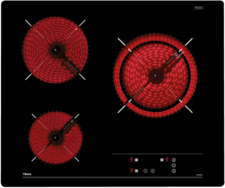 Teka TB PRO 6310 Vitrocerámica de 60cm 3 zonas