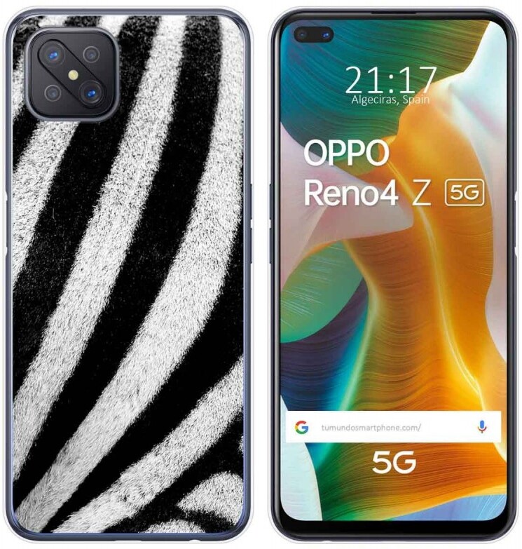 Tumundosmartphone Funda Gel Tpu para Oppo Reno 4Z 5G diseño Animal 0