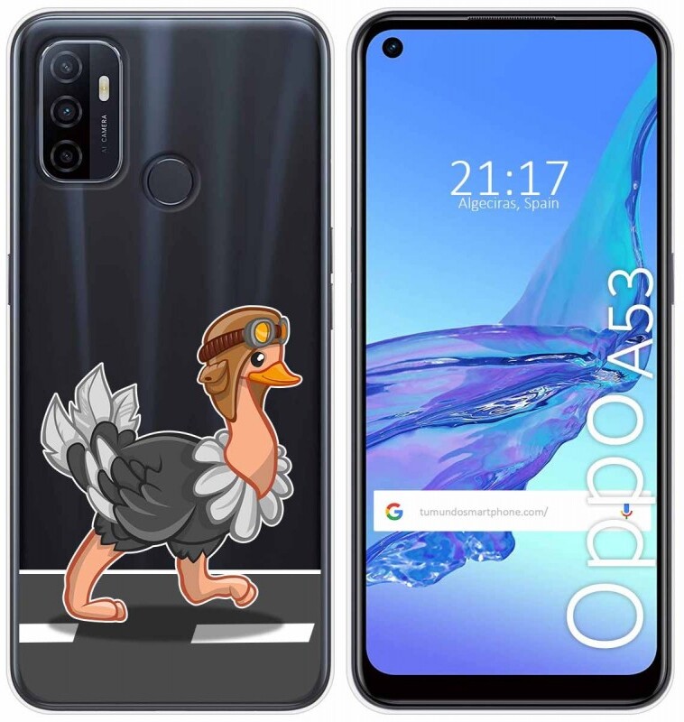 Tumundosmartphone Funda Gel Transparente para Oppo A53 / A53s diseño