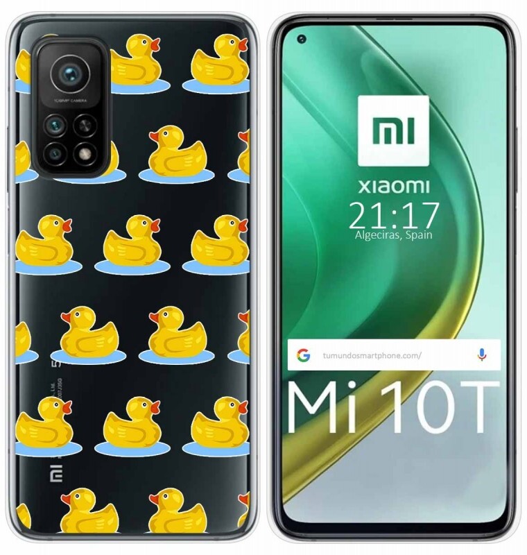 Tumundosmartphone Funda Gel Transparente para Xiaomi Mi 10T / 10T Pr