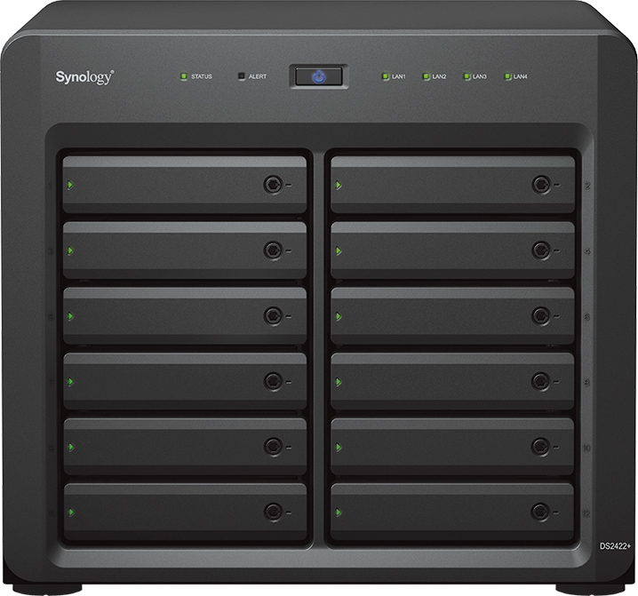 Synology DS2422+ Servidor 4 GB DDR4 SDRAM Negro