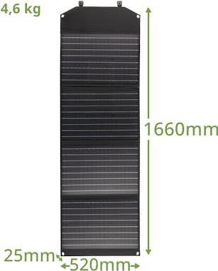 Bresser Panel solar móvil cargador de 120W
