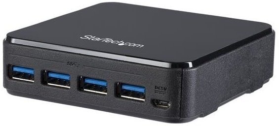 StarTech.com HBS304A24A KVM Switch De Plástico USB 3.0 5 Gbit/s
