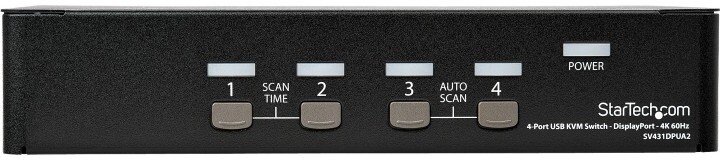 StarTech.com SV431DPUA2 KVM Switch Policarbonato ATA 4K 60 Hz 2