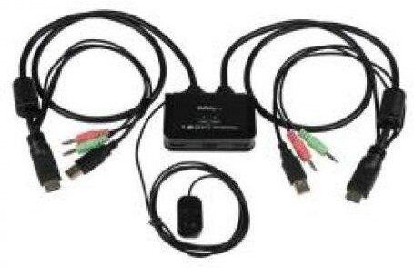 StarTech.com SV211HDUA KVM Switch Policarbonato HDMI ATA HD Neg