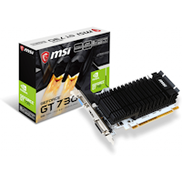 GT730 2GD3/LP Carta Gráfica Nvidia GeForce GT 730 DDR3 Negro