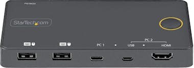 StarTech.com SV221HUC4K KVM Switch Policarbonato 60 Hz HDMI 2.0