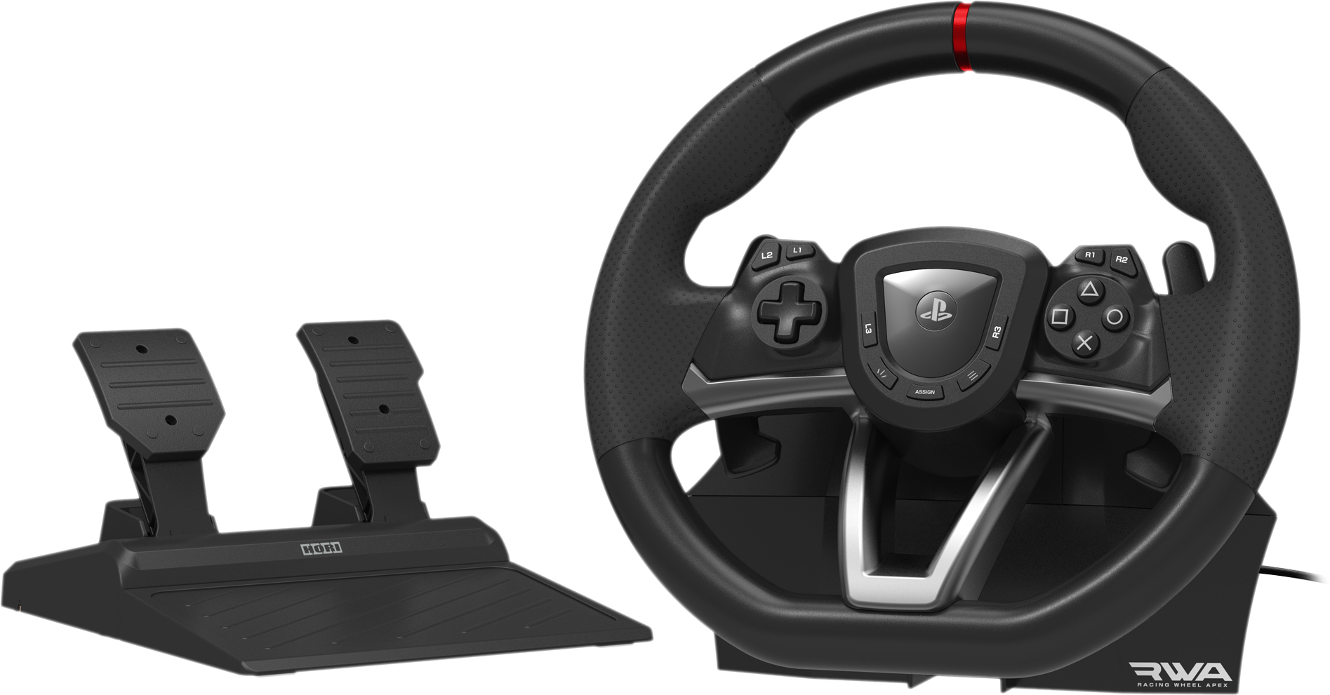 Hori Racing Wheel APEX Negro Volante + Pedales PC,