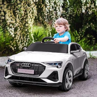 HOMCOM Coche Eléctrico Audi E-tron 12V para Niños de +3 A