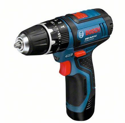 Bosch GSB 10,8-2-LI Professional Sin llave Negro,