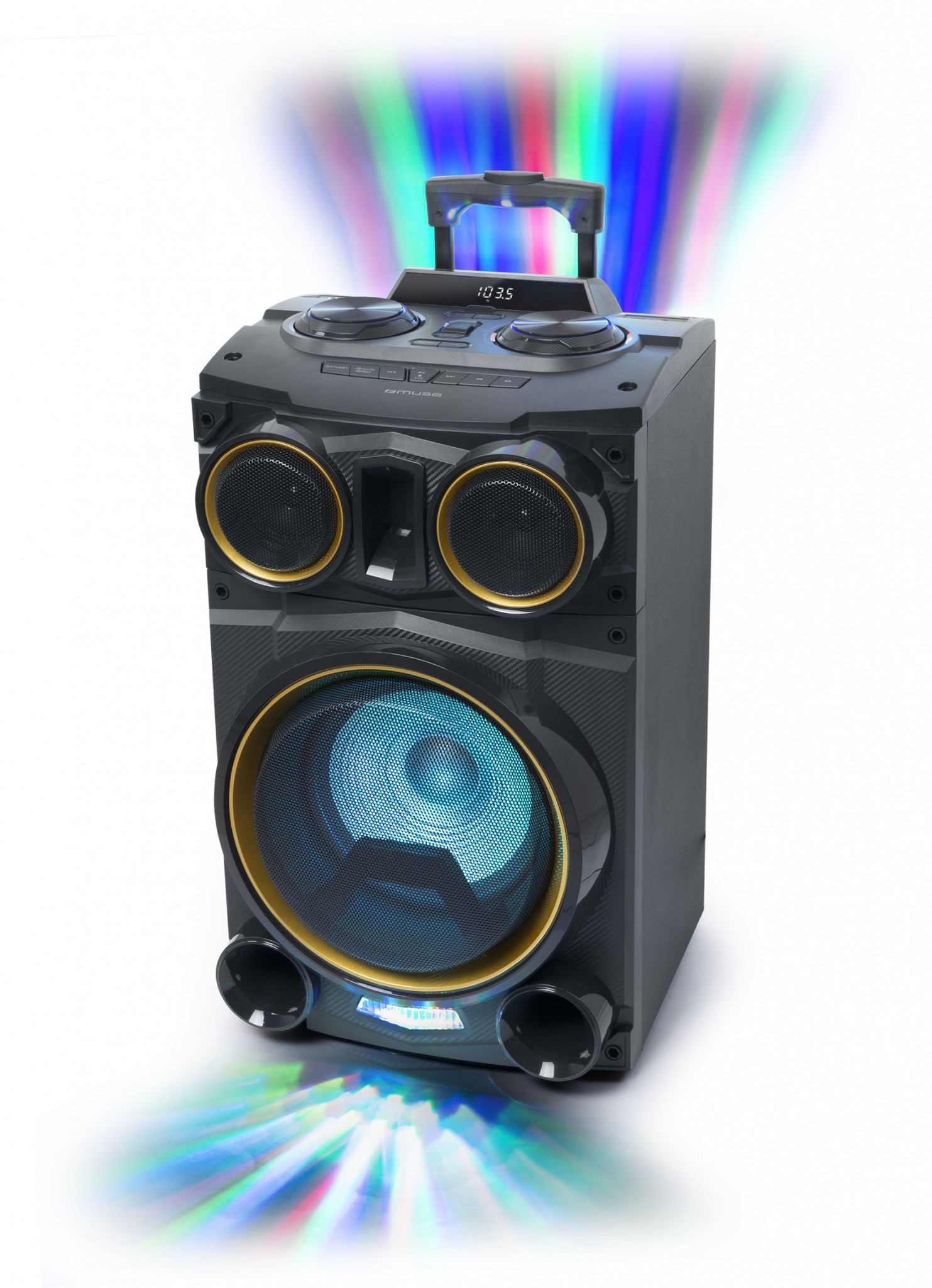 Muse M1938DJ altavoz portátil Negro 500 W