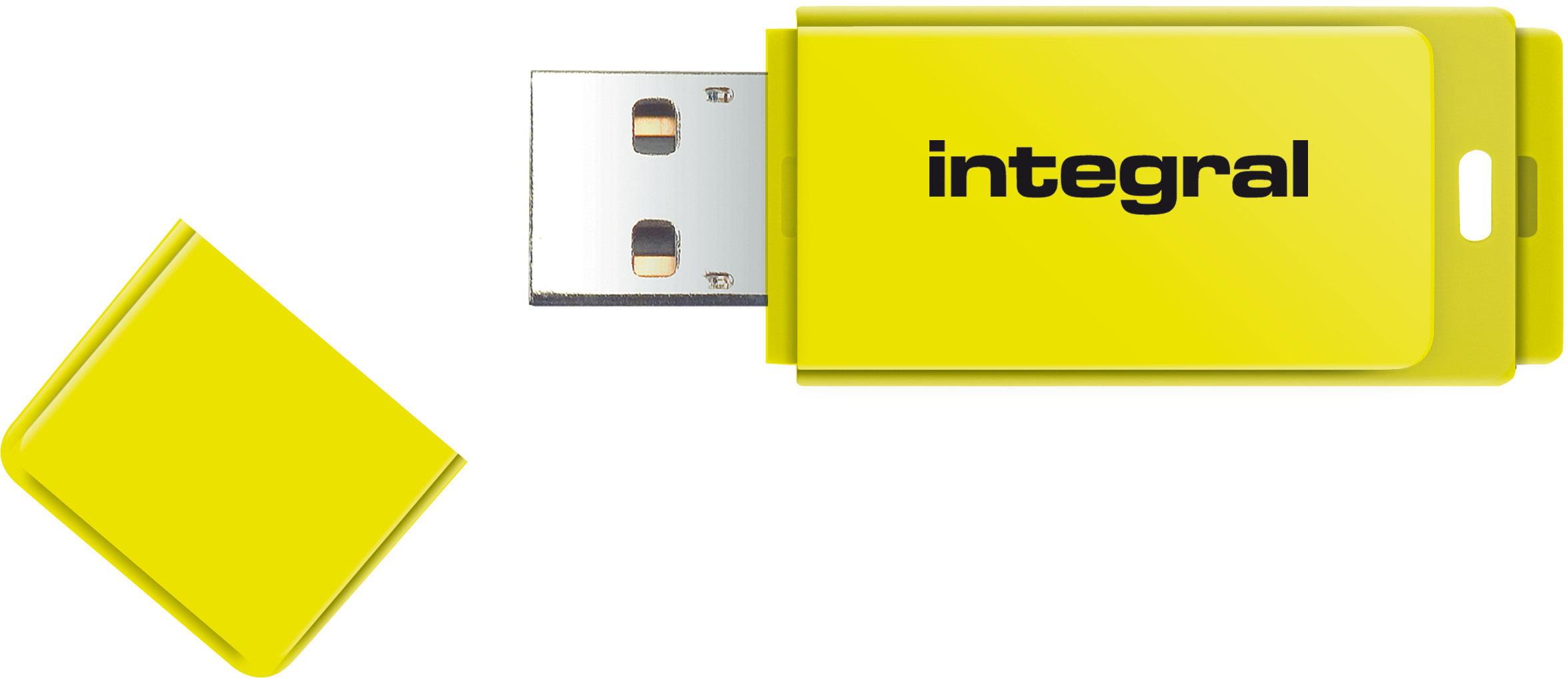 Integral 16gb Neon usb flash drive 2.0 capacity amarillo unidad memoria 16 typea connector 101 usb2.0