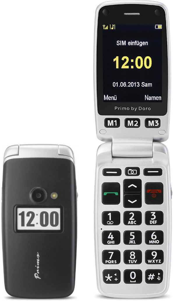 Doro Primo 413 61 cm 2.4 320 x 240 pixeles microsd transflash 2 mp single sim gsm negro 2g para