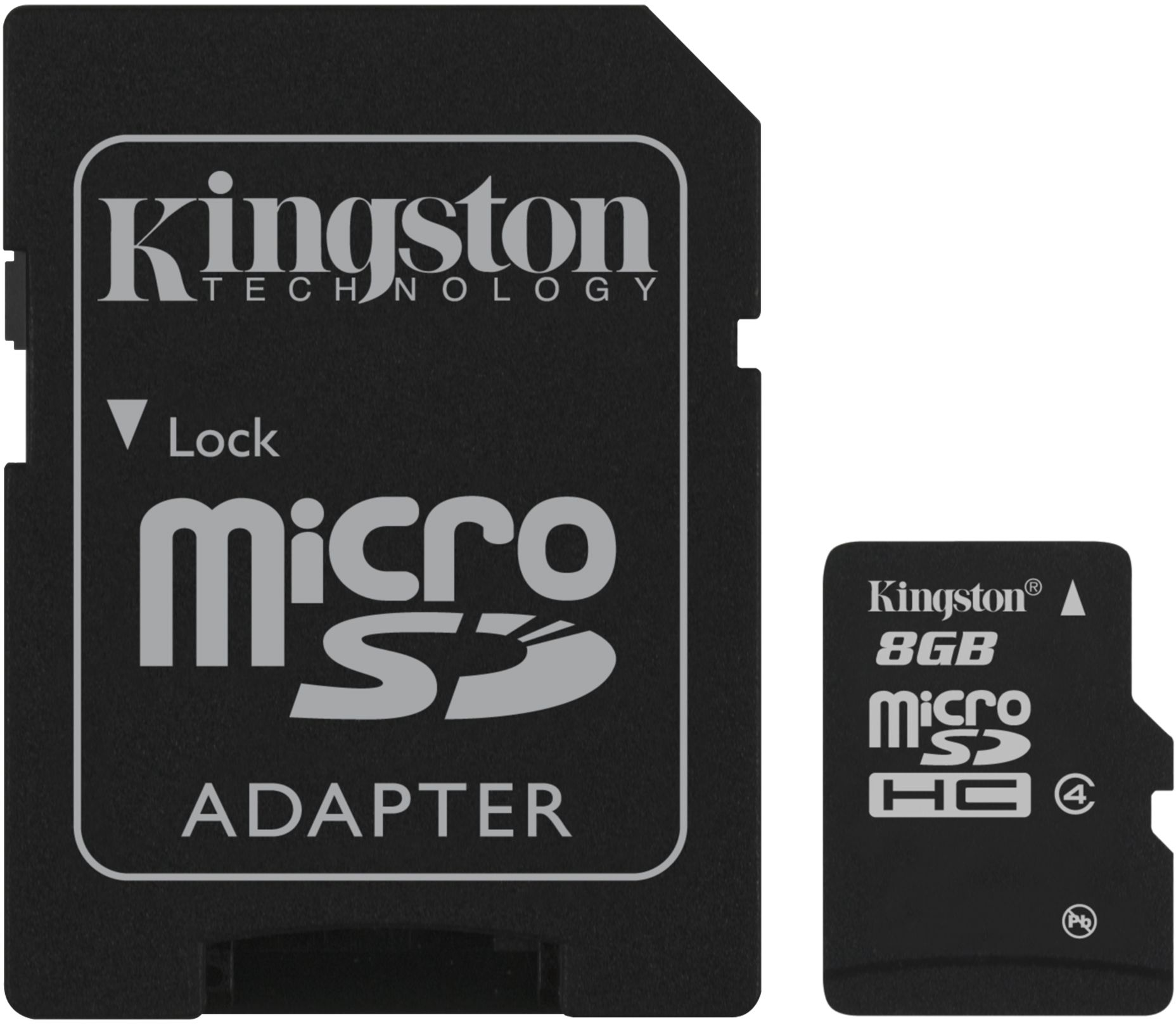 Kingston microSDHC 8GB Clase 4 con adaptador de SD