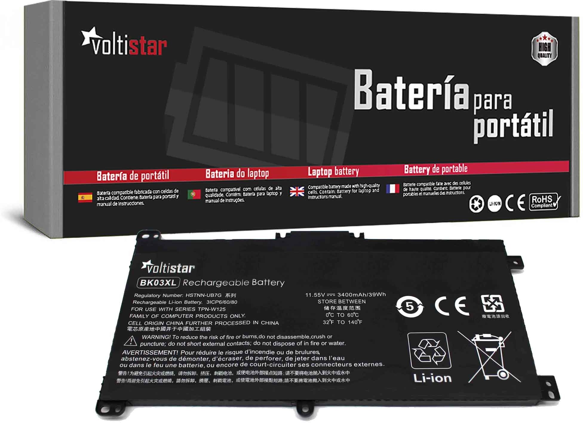 OEM BATERÍA PARA PORTÁTIL HP PAVILION X360 14-BA004NS