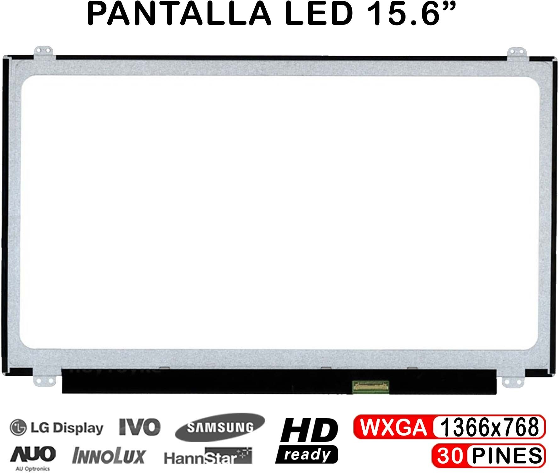 OEM PANTALLA LED DE 15.6"" PARA PORTÁTIL N156BGA-EA2 R