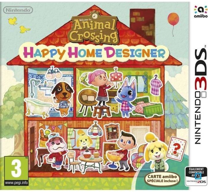 Nintendo Animal Crossing Happy Home Designer 3DS + 1 tarjet
