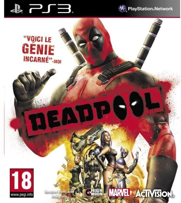 Activision X MEN DEADPOOL / Juego de consola PS3