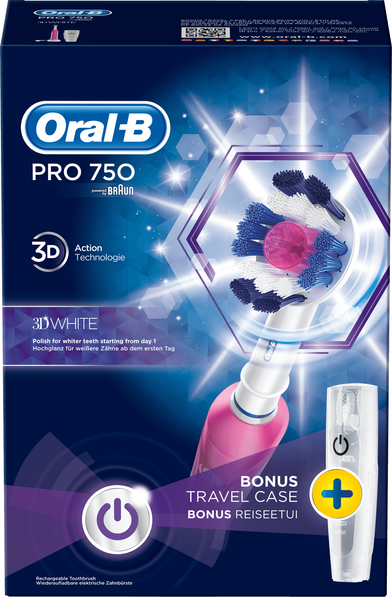 Oral-B Oral-B PRO 750 3DWhite Adulto Cepillo dental oscil