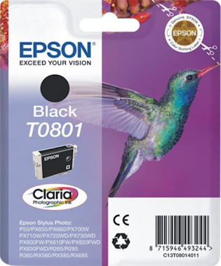 Epson Cartucho T0801 (Negro)