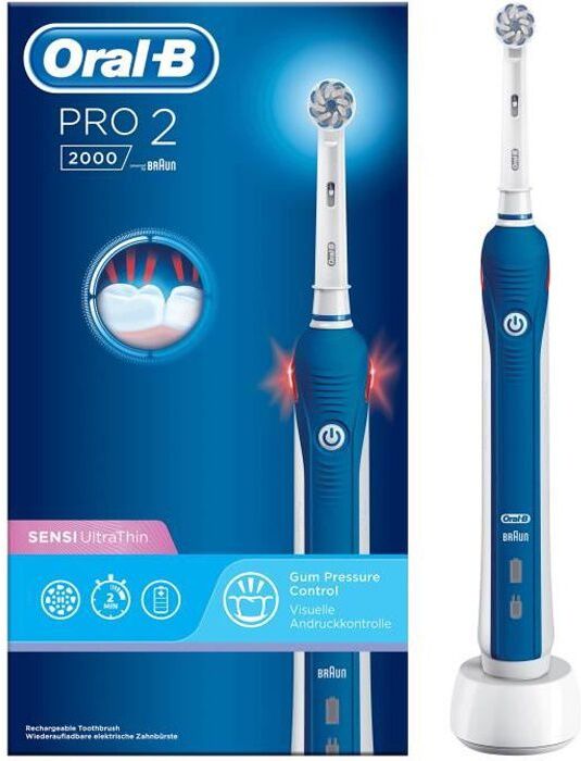 Oral-B Cepillo de dientes eléctrico Pro 2 2000 - ayuda a