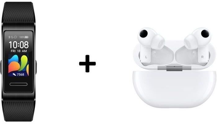 Huawei HUAWEI FREEBUDS PRO BLANCO + BANDA 4 PRO NEGRO