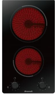 Brandt Brandt BPV6210B hobs Negro Integrado Cerámico 2 zo