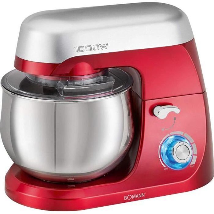 Bomann KM 6009 CB robot de cocina 1000 W 5 L Rojo