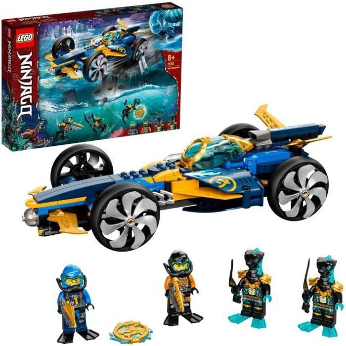 Lego 71752 NINJAGO Underwater Ninja Race Car Set, Subma