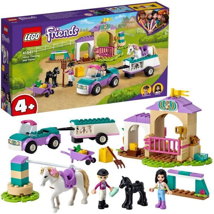 Juego De Construcciones entrenamiento y remolque ecuestre 148 piezas lego friends 41441. 41441 juguete para niños +4