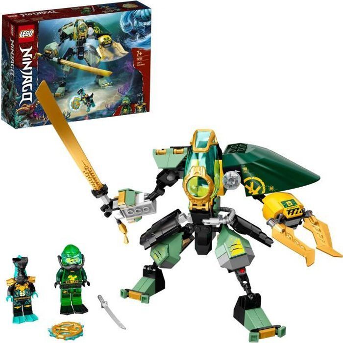 Lego 71750 NINJAGO Lloyd's Hydro Robot Underwater Build