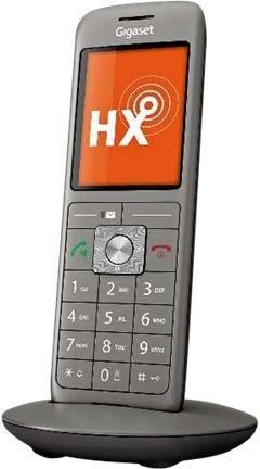 CL660HX Extensión de auricular inalámbrico con DECTGAP Identificador de llamadas Negro, Carbón
