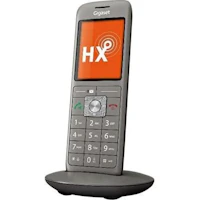 CL660HX Extensión de auricular inalámbrico con DECTGAP Identificador de llamadas Negro, Carbón