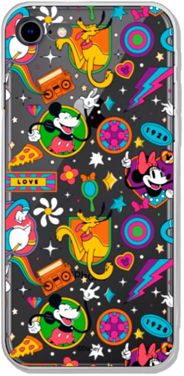 La Casa de las Carcasas Funda para iPhone 7 Oficial de Disney Mickey y Min
